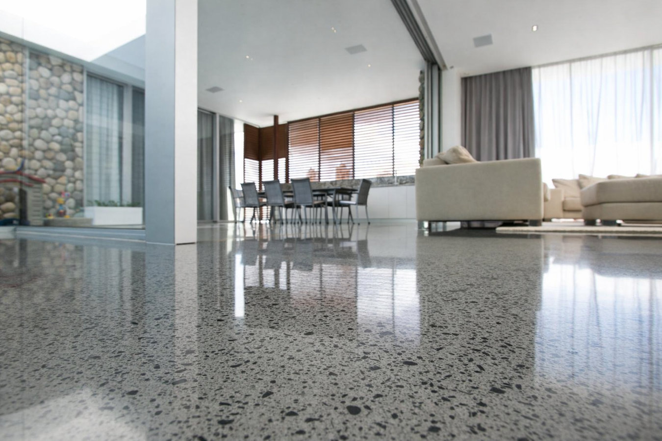 Concrete floor installation in Woonsocket, RI